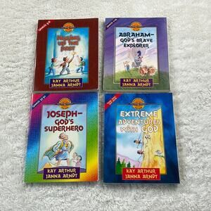 Inductive Bible Study kids - Kay Arthur Precepts lot of 4 - Genesis, Jacob, Esau